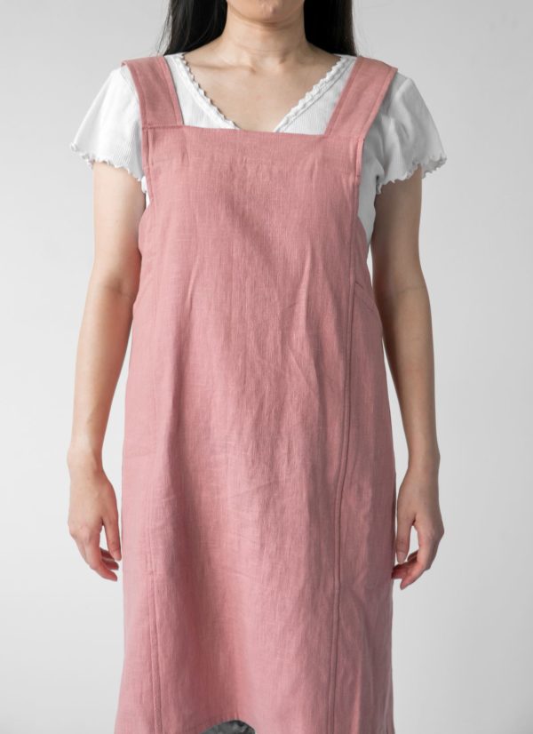 The Amber Apron - Dusty Pink